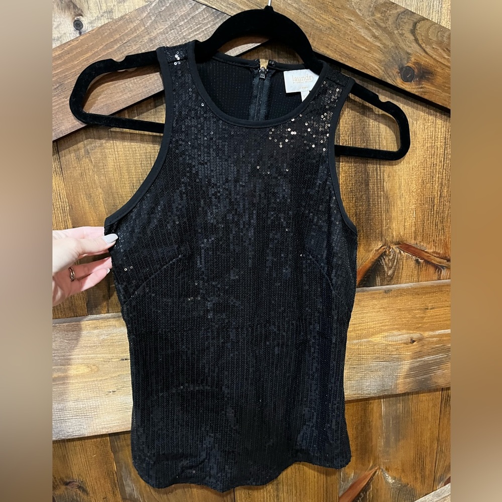 Laundry By Ss. Xs. Black Sequin. None Missing. Ex… - image 1